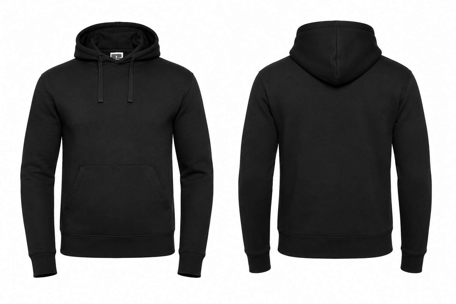Blank Hoodie Black