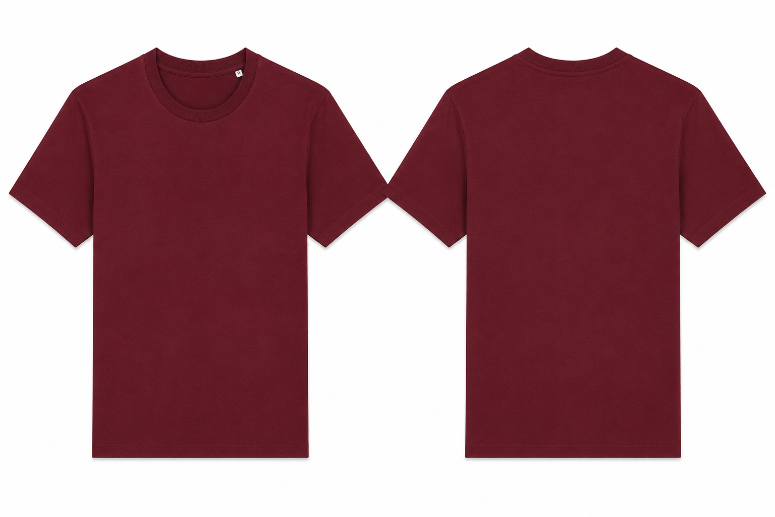 Blank T-shirt Burgundy